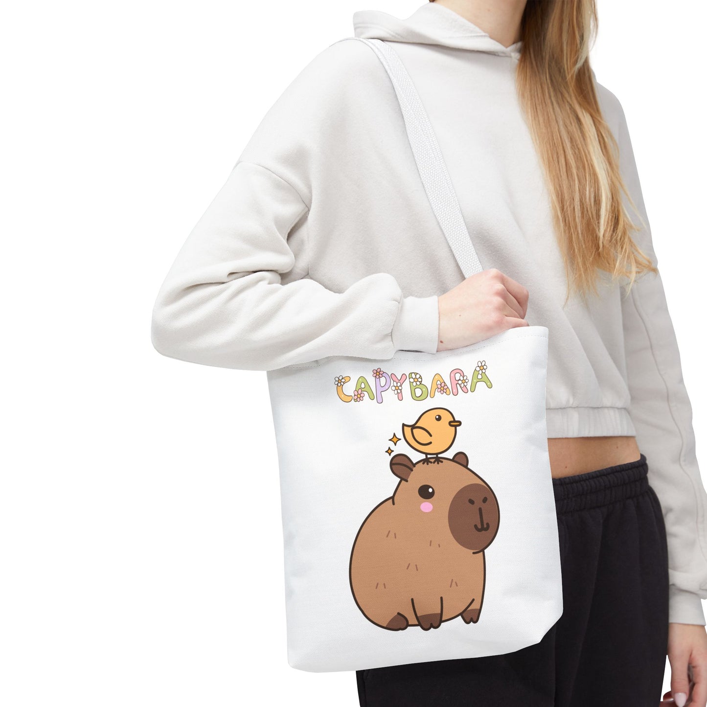 Cute Capybara Tote Bag – Eco-Friendly Gift for Animal Lovers