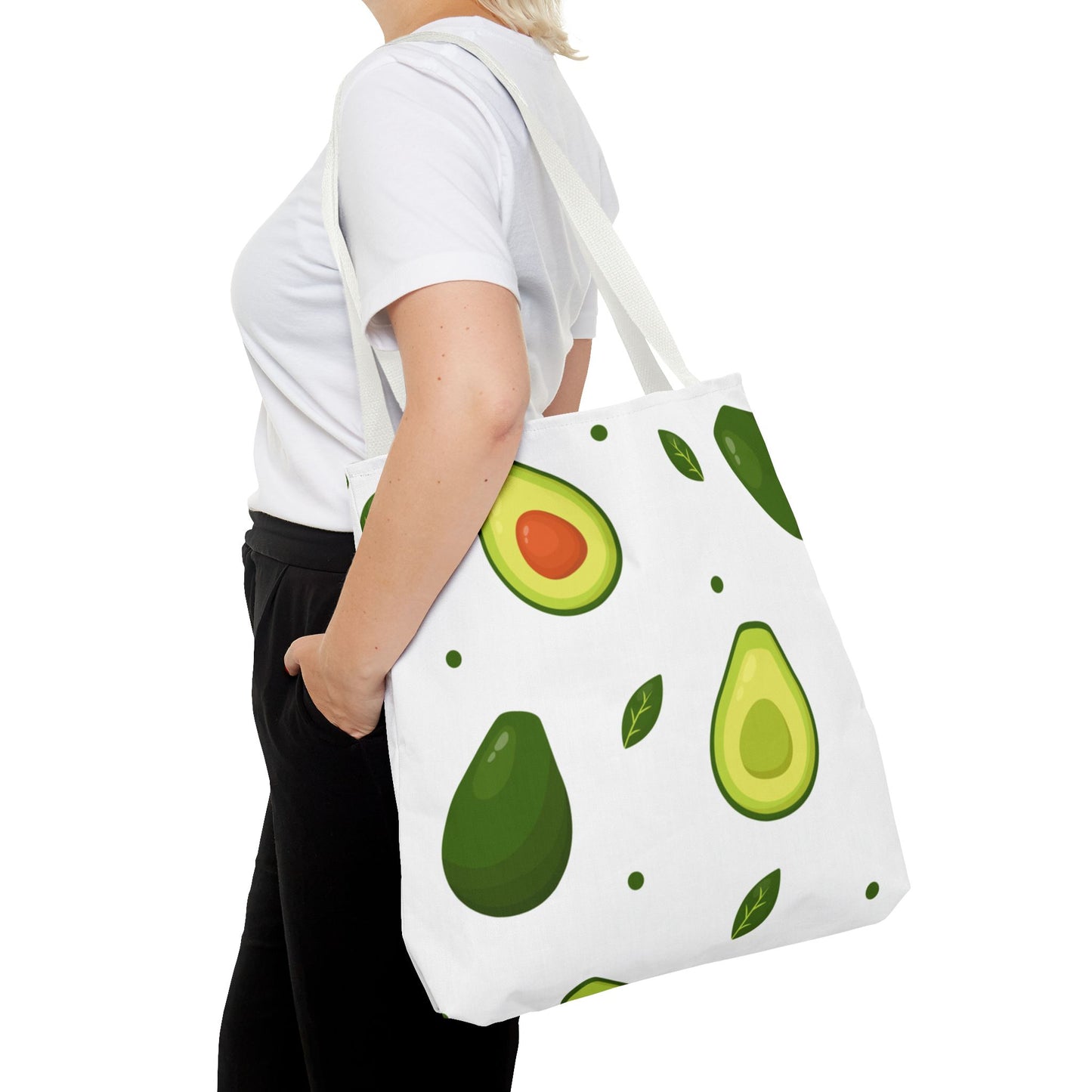 Avocado Pattern Tote Bag – Eco-Friendly Reusable Shopper