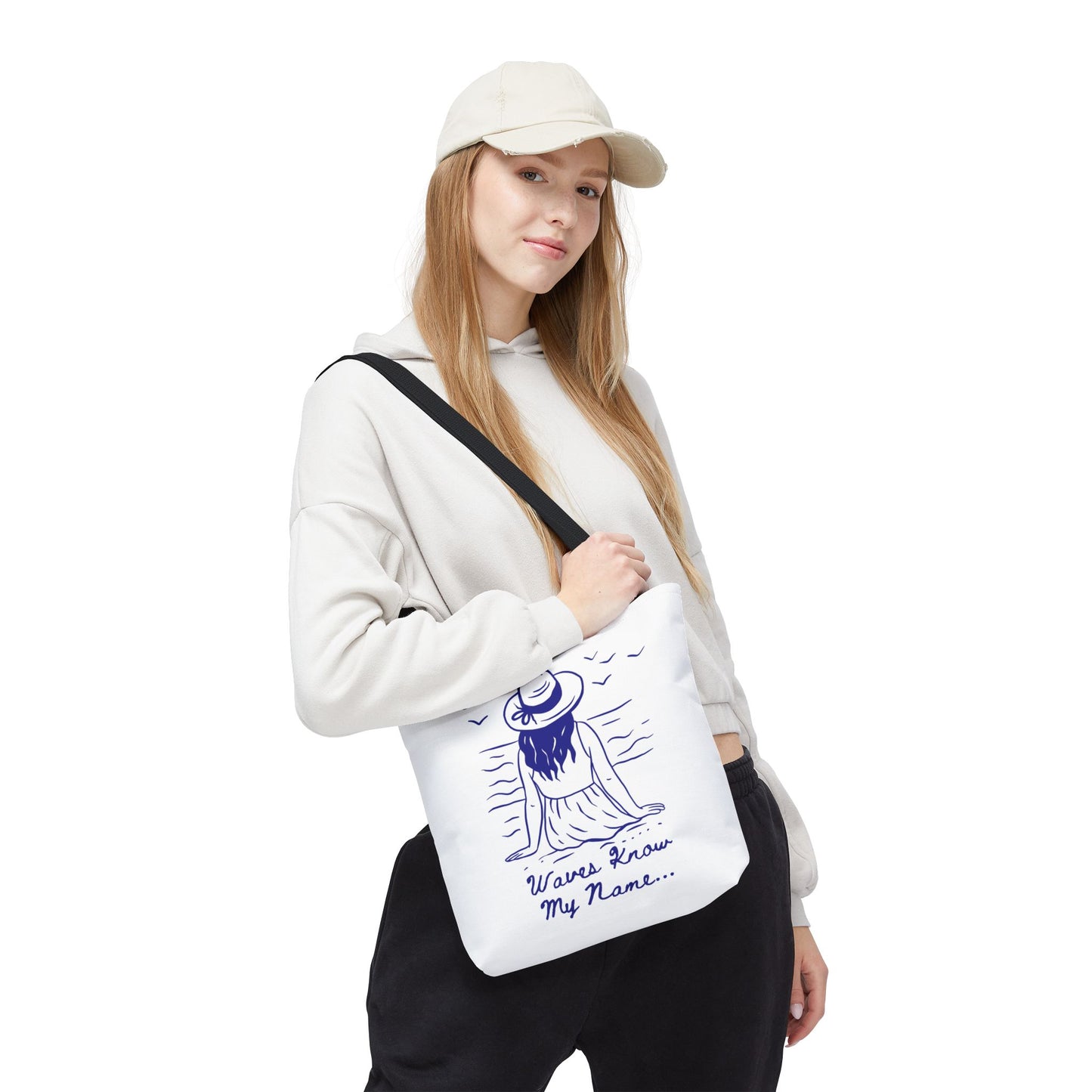 Beach Vibes Tote Bag – Summer Travel, Grocery & Gift Bag