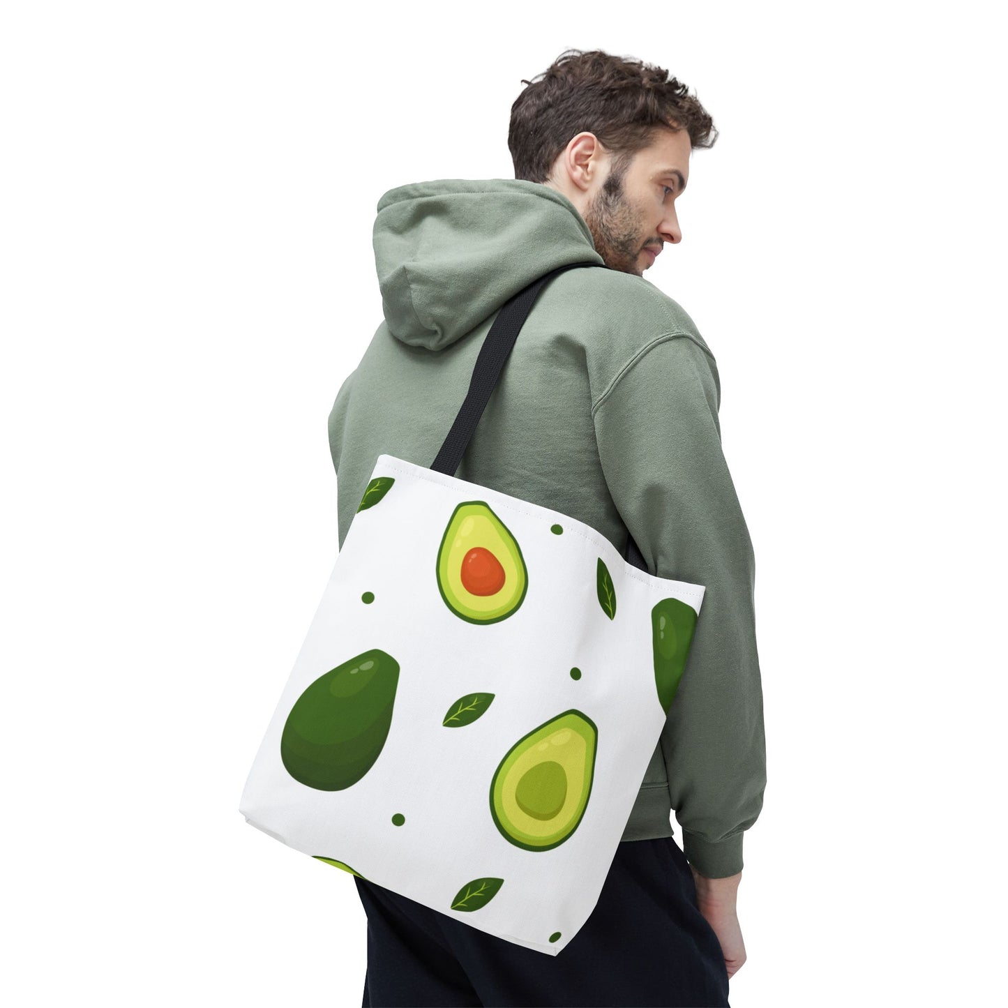 Avocado Pattern Tote Bag – Eco-Friendly Reusable Shopper