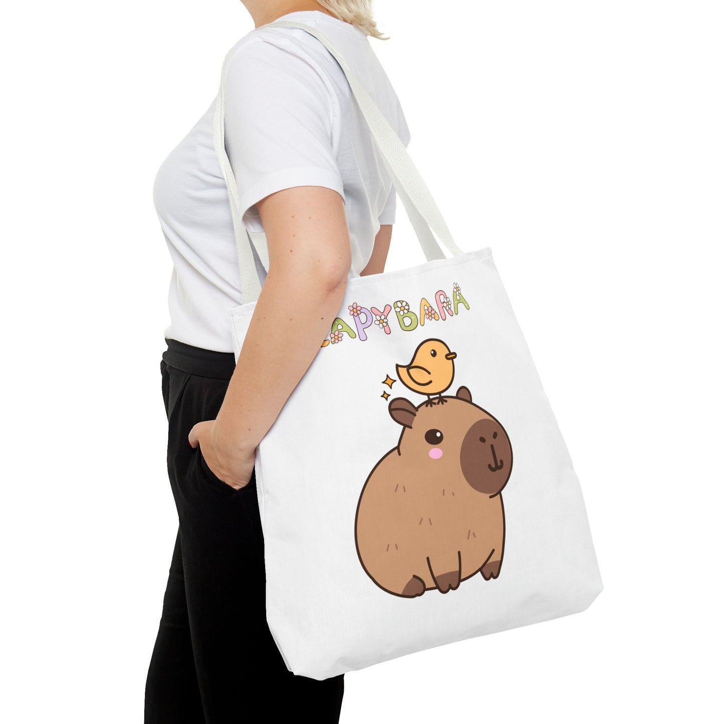 Cute Capybara Tote Bag – Eco-Friendly Gift for Animal Lovers