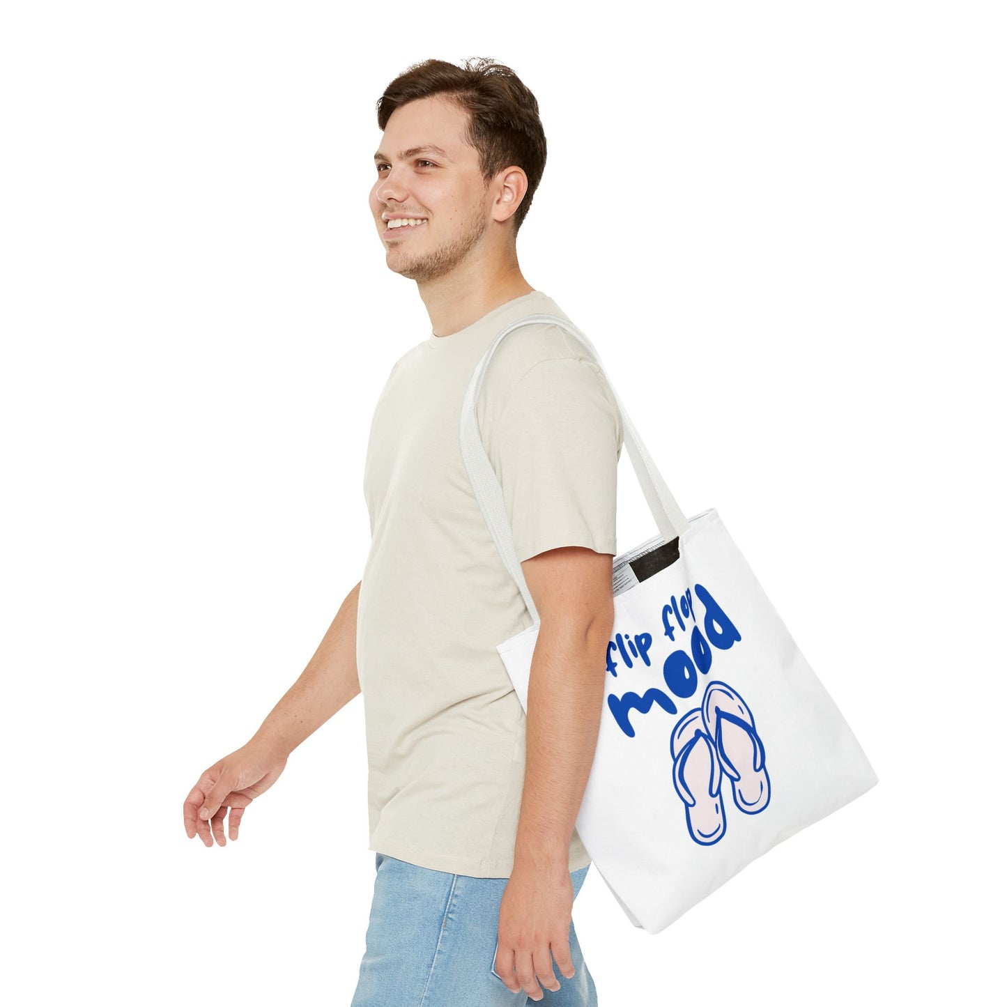 Fun Flip Flop Mood Tote Bag – Beach Days & Summer Vacation Gift