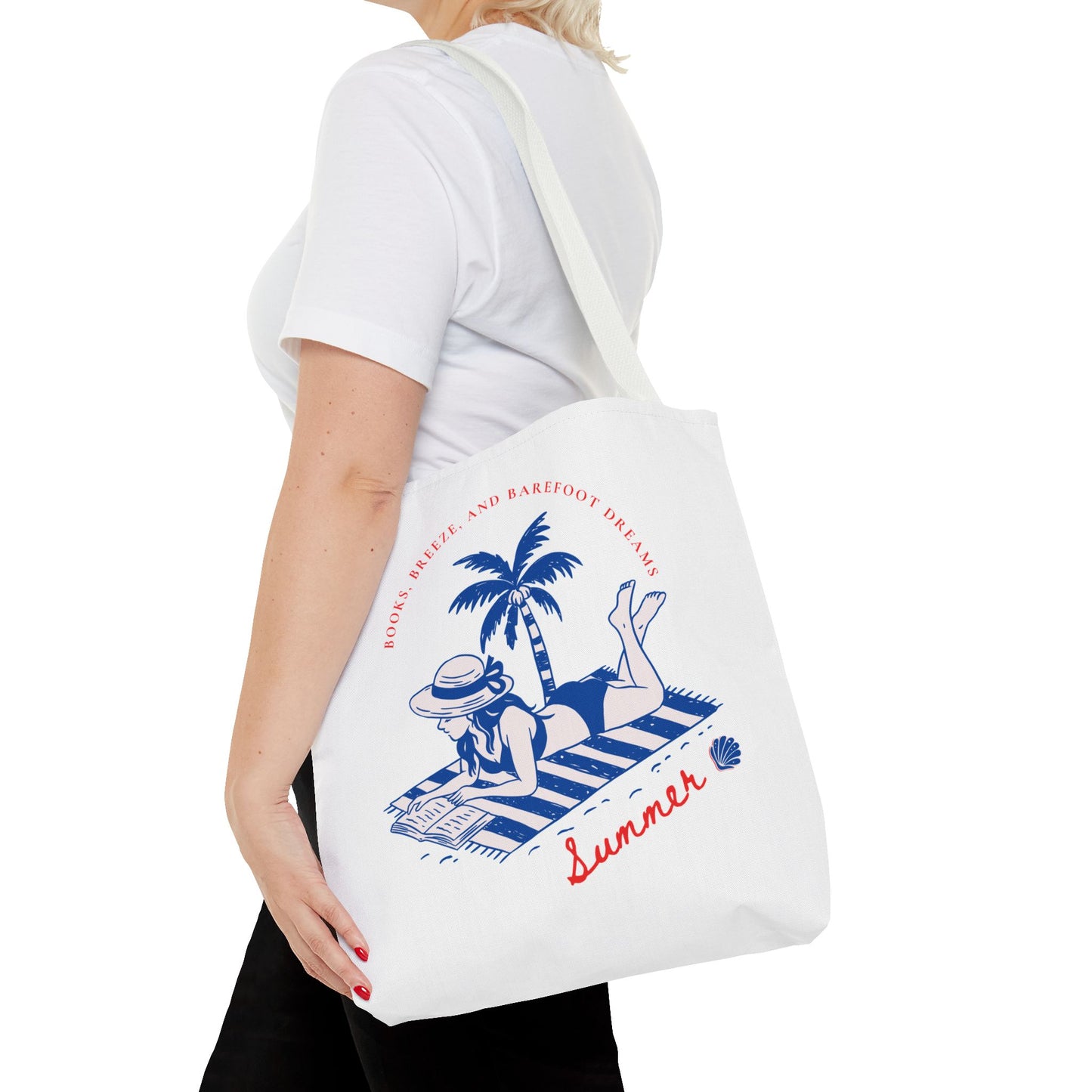 Summer Vibes Tote Bag – Eco-Friendly Vacation & Travel Essential