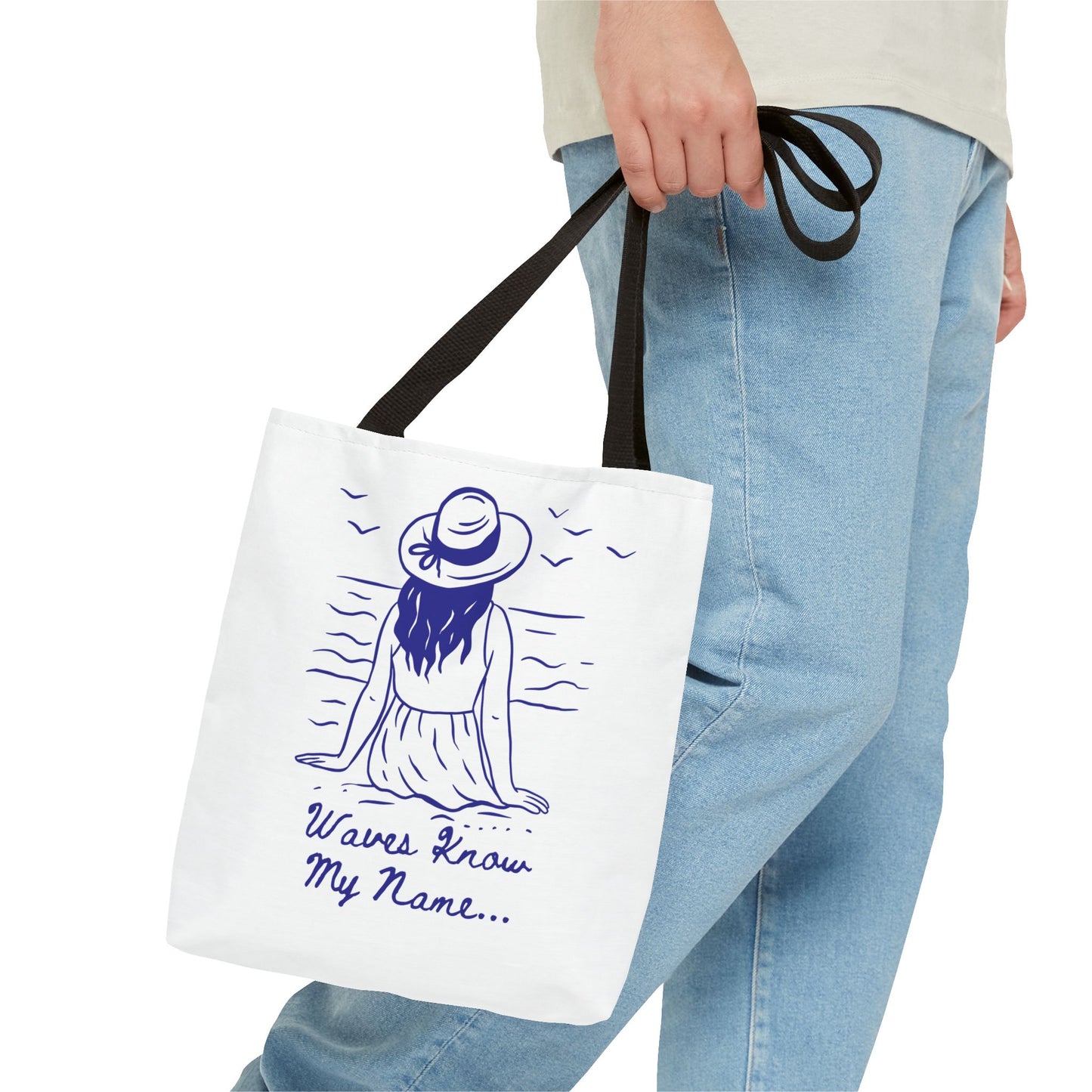 Beach Vibes Tote Bag – Summer Travel, Grocery & Gift Bag
