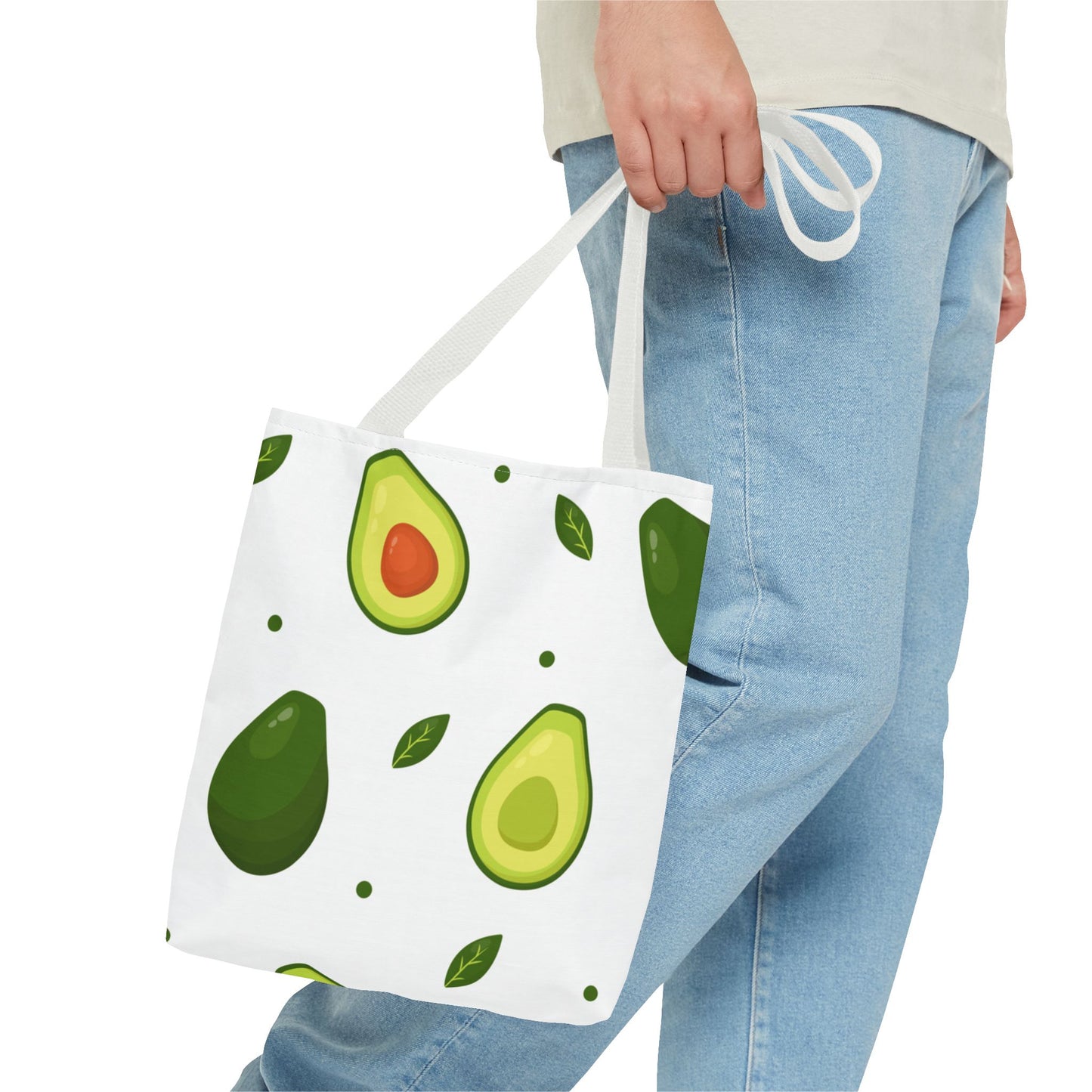 Avocado Pattern Tote Bag – Eco-Friendly Reusable Shopper