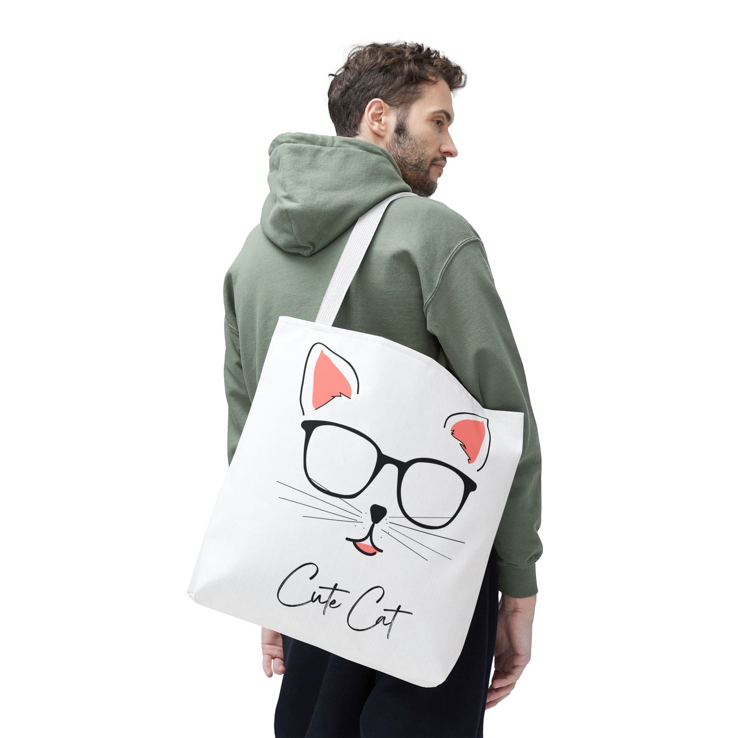 Cute Cat Tote Bag – Eco-Friendly Gift for Cat Lovers
