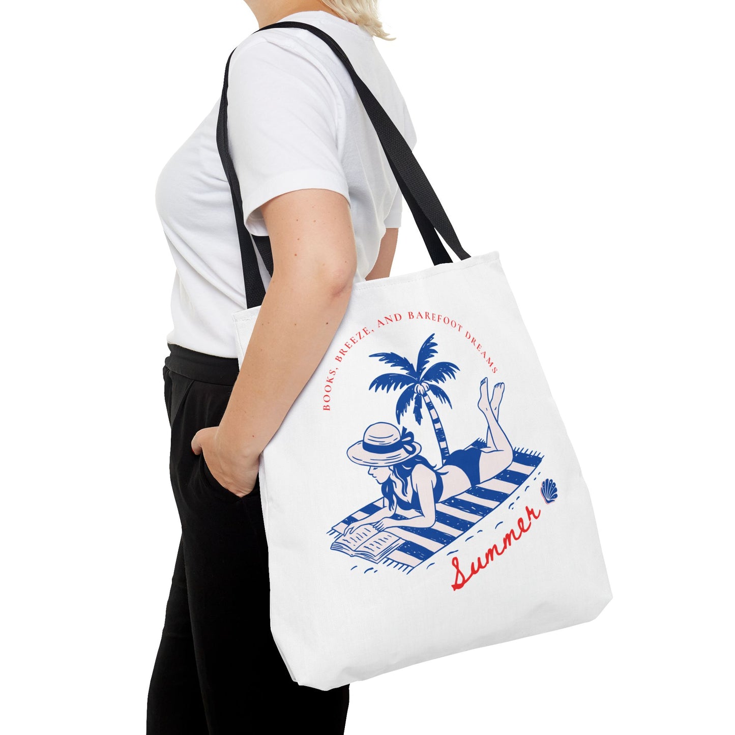 Summer Vibes Tote Bag – Eco-Friendly Vacation & Travel Essential