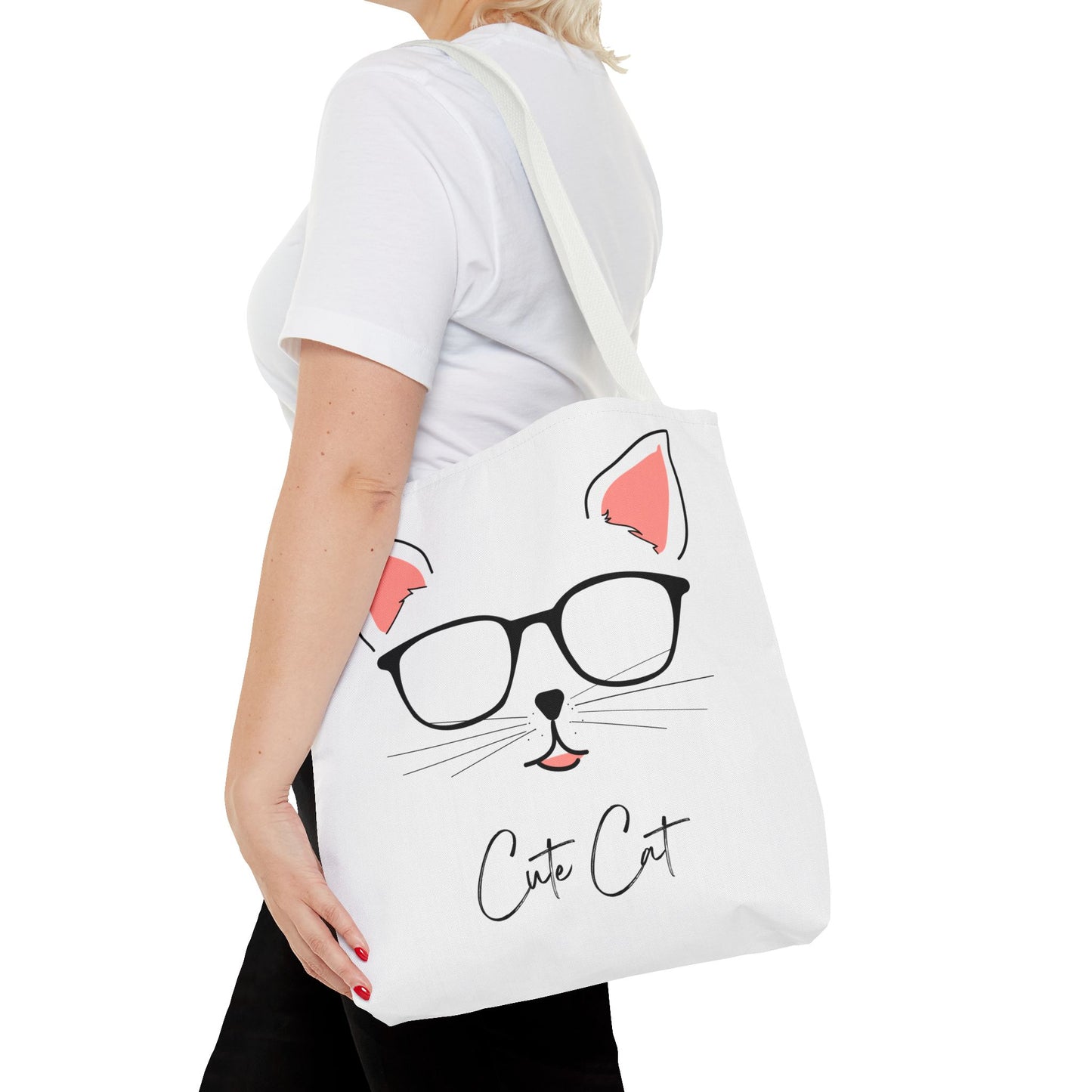Cute Cat Tote Bag – Eco-Friendly Gift for Cat Lovers
