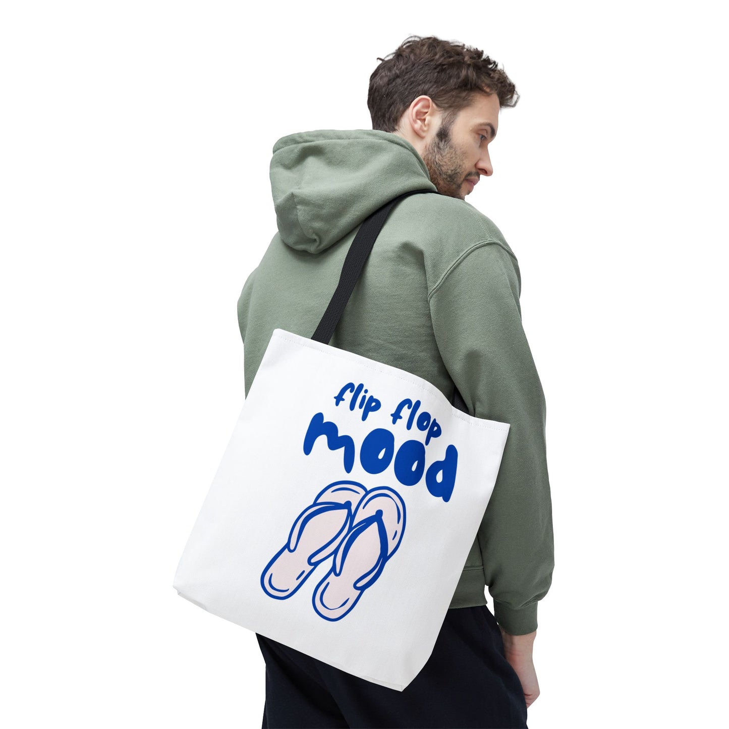 Fun Flip Flop Mood Tote Bag – Beach Days & Summer Vacation Gift