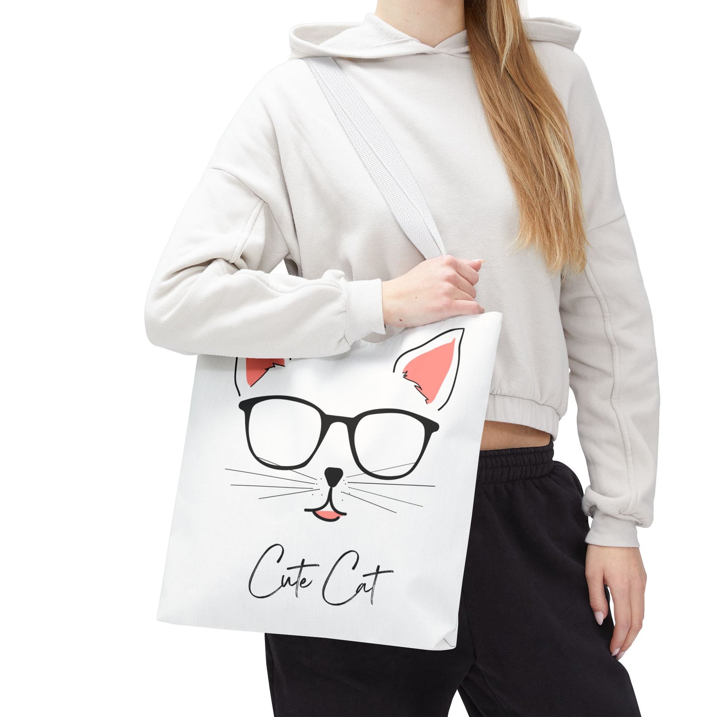 Cute Cat Tote Bag – Eco-Friendly Gift for Cat Lovers