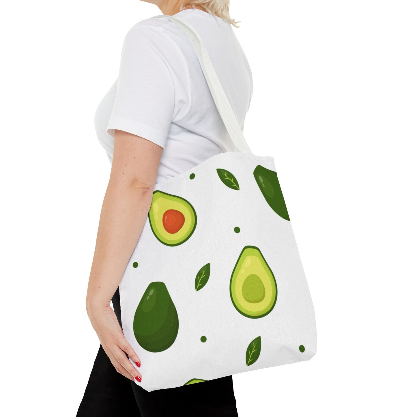 Avocado Pattern Tote Bag – Eco-Friendly Reusable Shopper