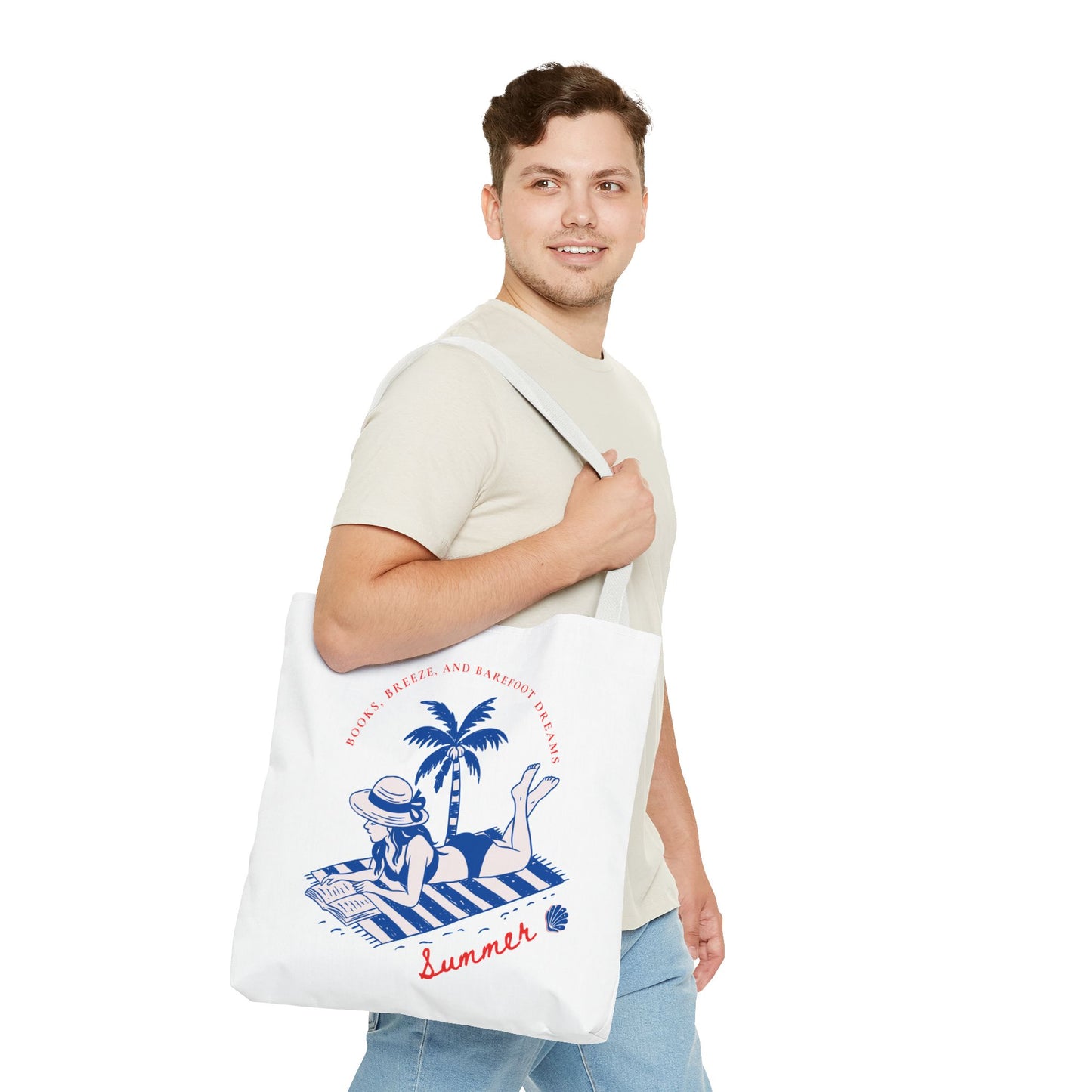 Summer Vibes Tote Bag – Eco-Friendly Vacation & Travel Essential