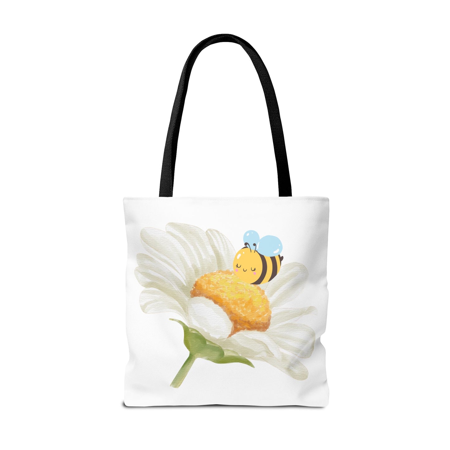 Floral Tote Bag with Bees – Eco-Friendly Reusable Grocery Gift