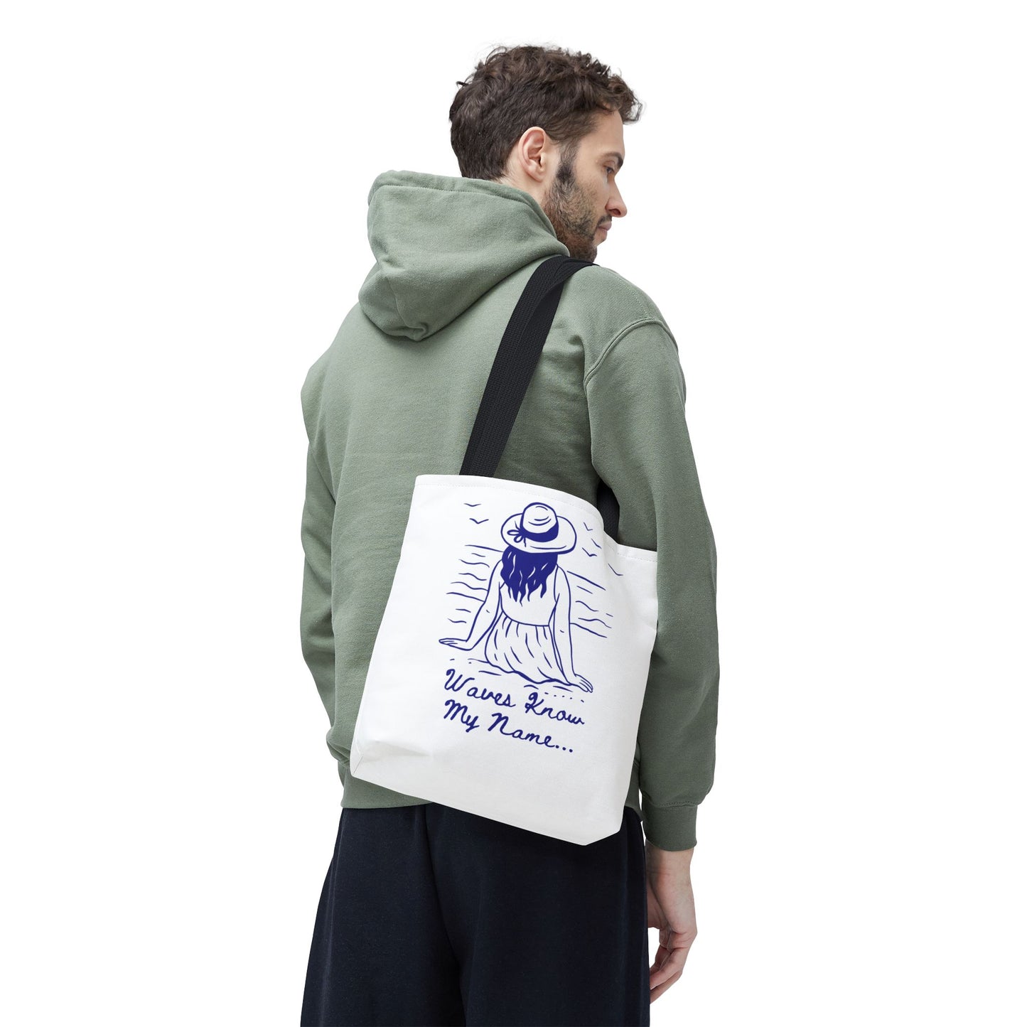 Beach Vibes Tote Bag – Summer Travel, Grocery & Gift Bag