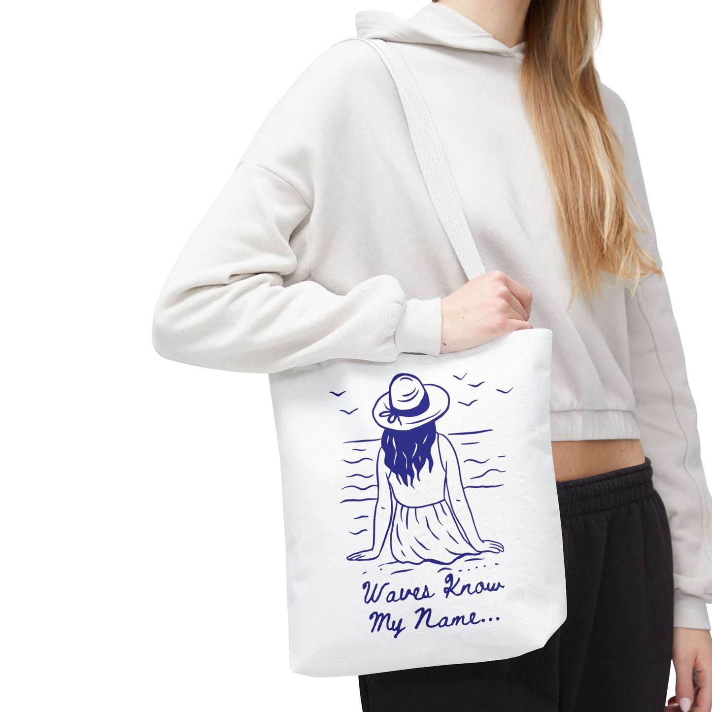 Beach Vibes Tote Bag – Summer Travel, Grocery & Gift Bag