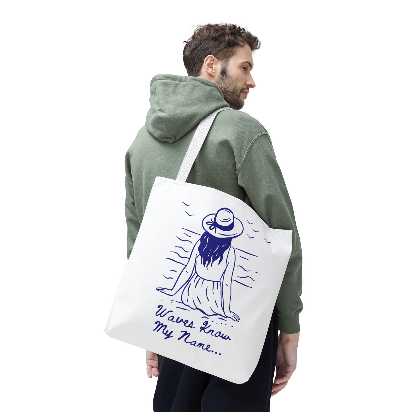 Beach Vibes Tote Bag – Summer Travel, Grocery & Gift Bag