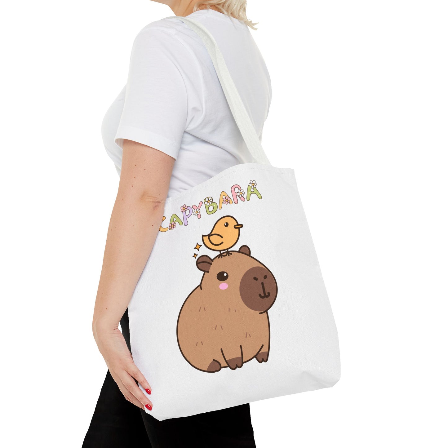 Cute Capybara Tote Bag – Eco-Friendly Gift for Animal Lovers