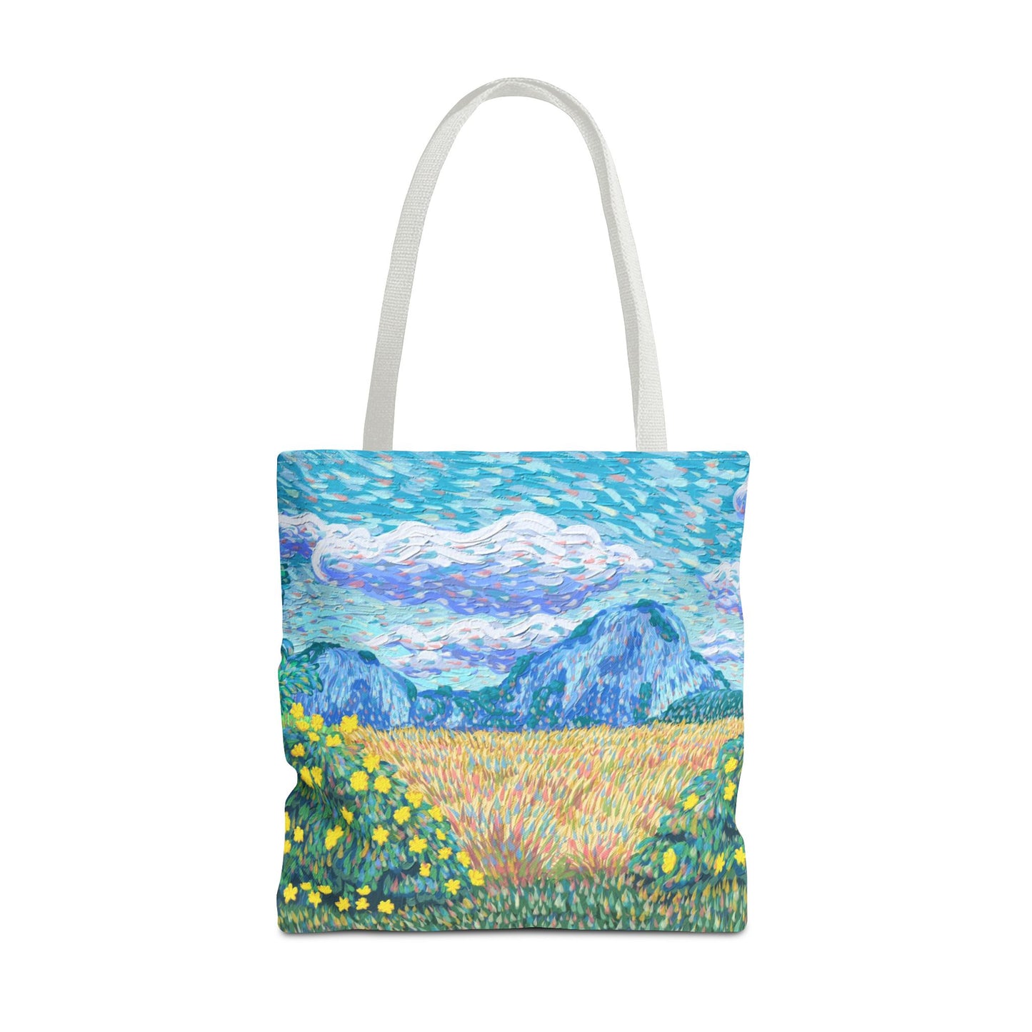 Nature-Inspired Tote Bag – Floral Canvas Shopper, Eco-Friendly Carryall, Unique Gift for Art Lovers, Birthdays & Mother’s Day