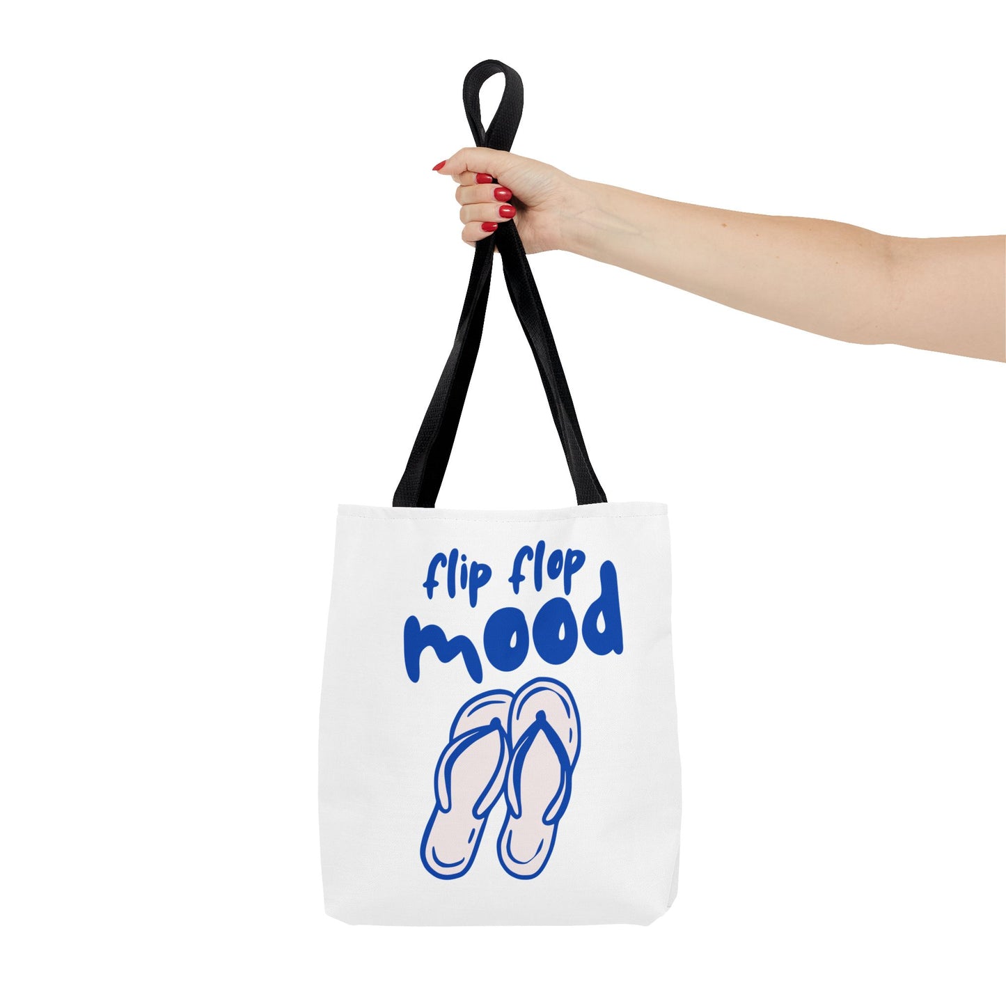 Fun Flip Flop Mood Tote Bag – Beach Days & Summer Vacation Gift