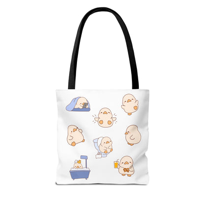 Cute Cartoon Chick Tote Bag – Eco-Friendly Animal Lover Gift