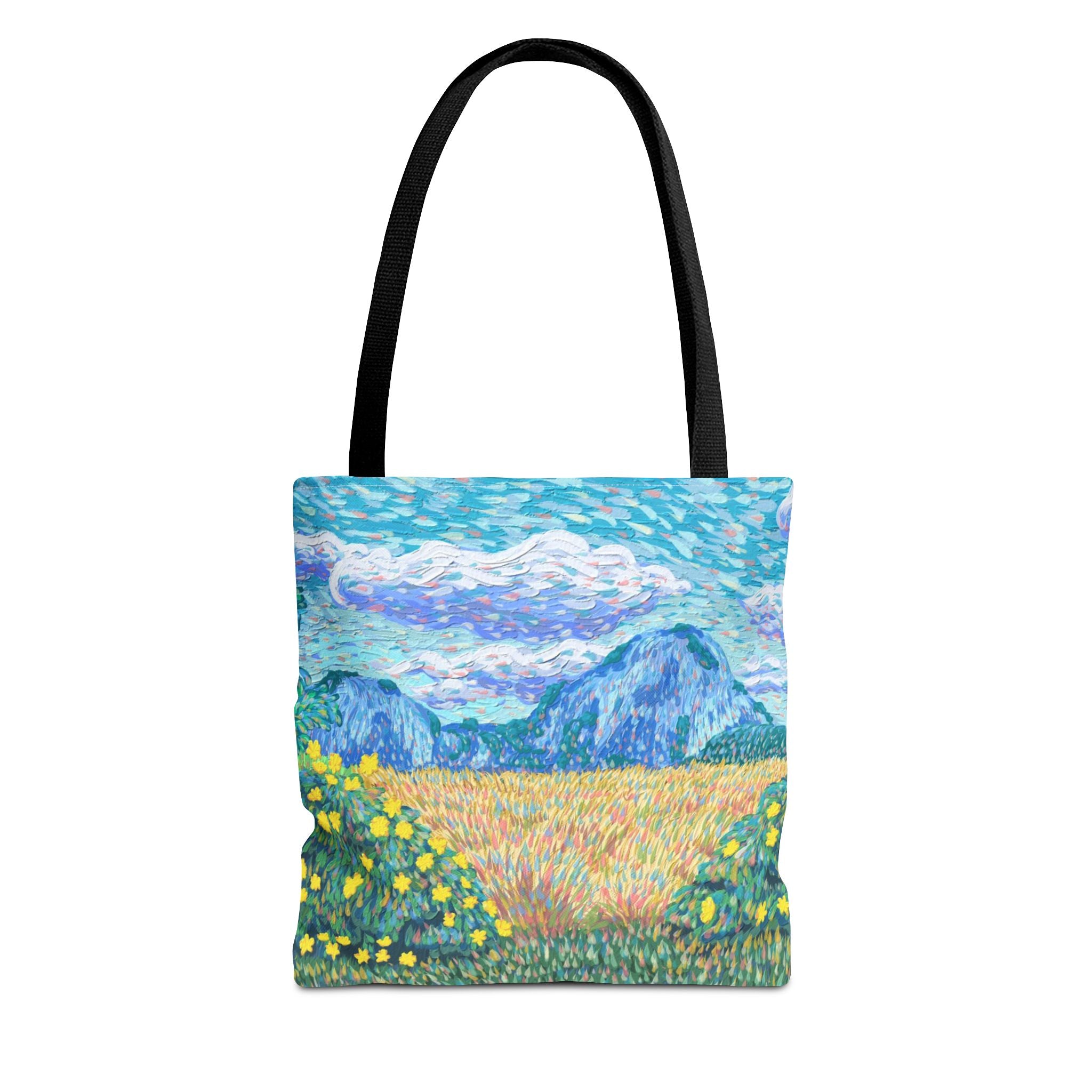 Nature-Inspired Tote Bag – Floral Canvas Shopper, Eco-Friendly Carryall, Unique Gift for Art Lovers, Birthdays & Mother’s Day