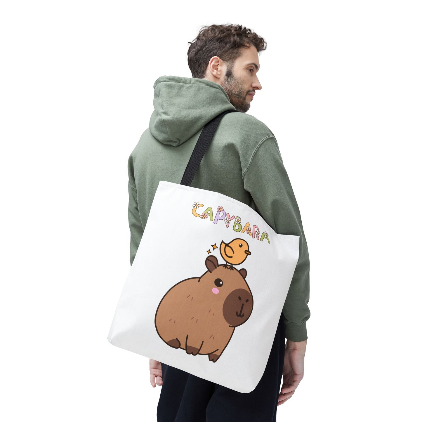 Cute Capybara Tote Bag – Eco-Friendly Gift for Animal Lovers