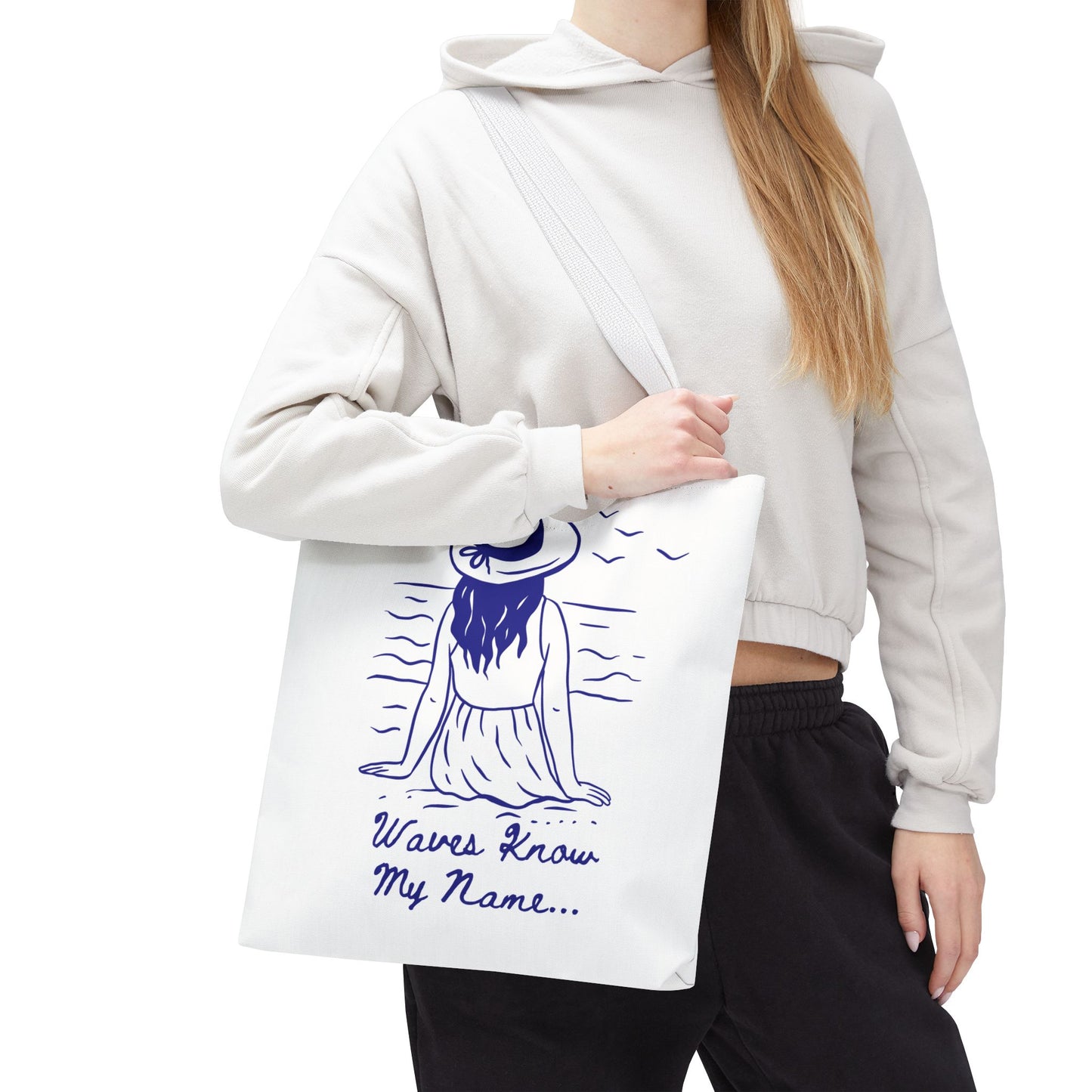 Beach Vibes Tote Bag – Summer Travel, Grocery & Gift Bag