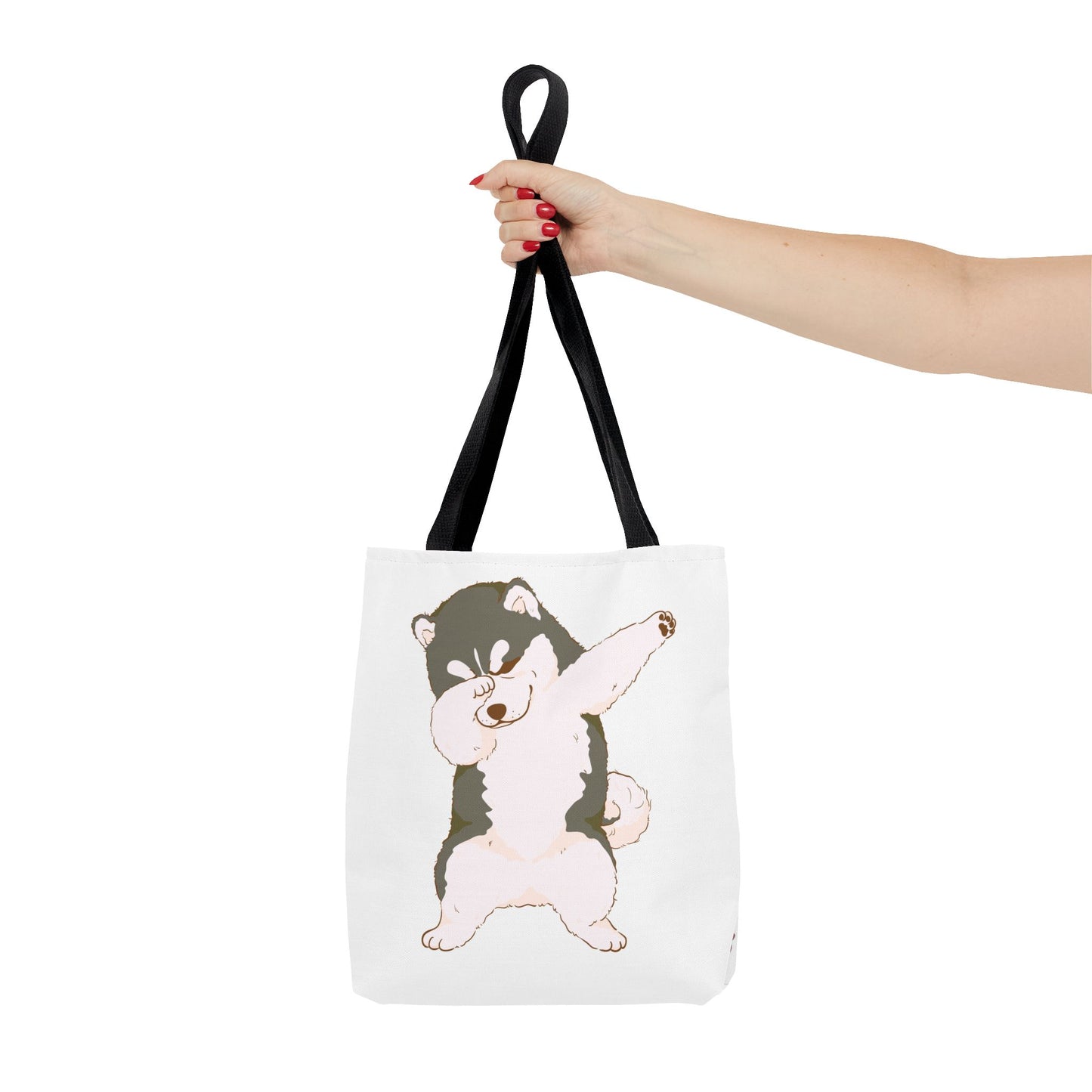 Cute Dog Tote Bag – Pet Lover Gift, Animal Print Canvas Shopping Bag, Eco-Friendly Carryall for Dog Owners & Everyday Use