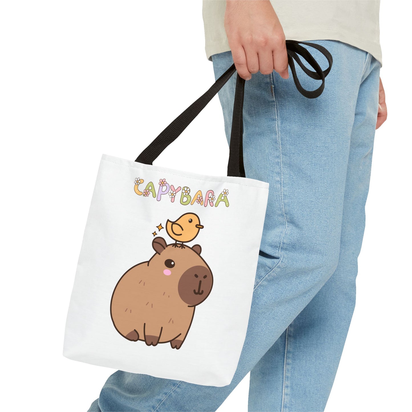 Cute Capybara Tote Bag – Eco-Friendly Gift for Animal Lovers