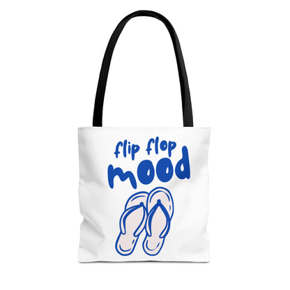 Fun Flip Flop Mood Tote Bag – Beach Days & Summer Vacation Gift