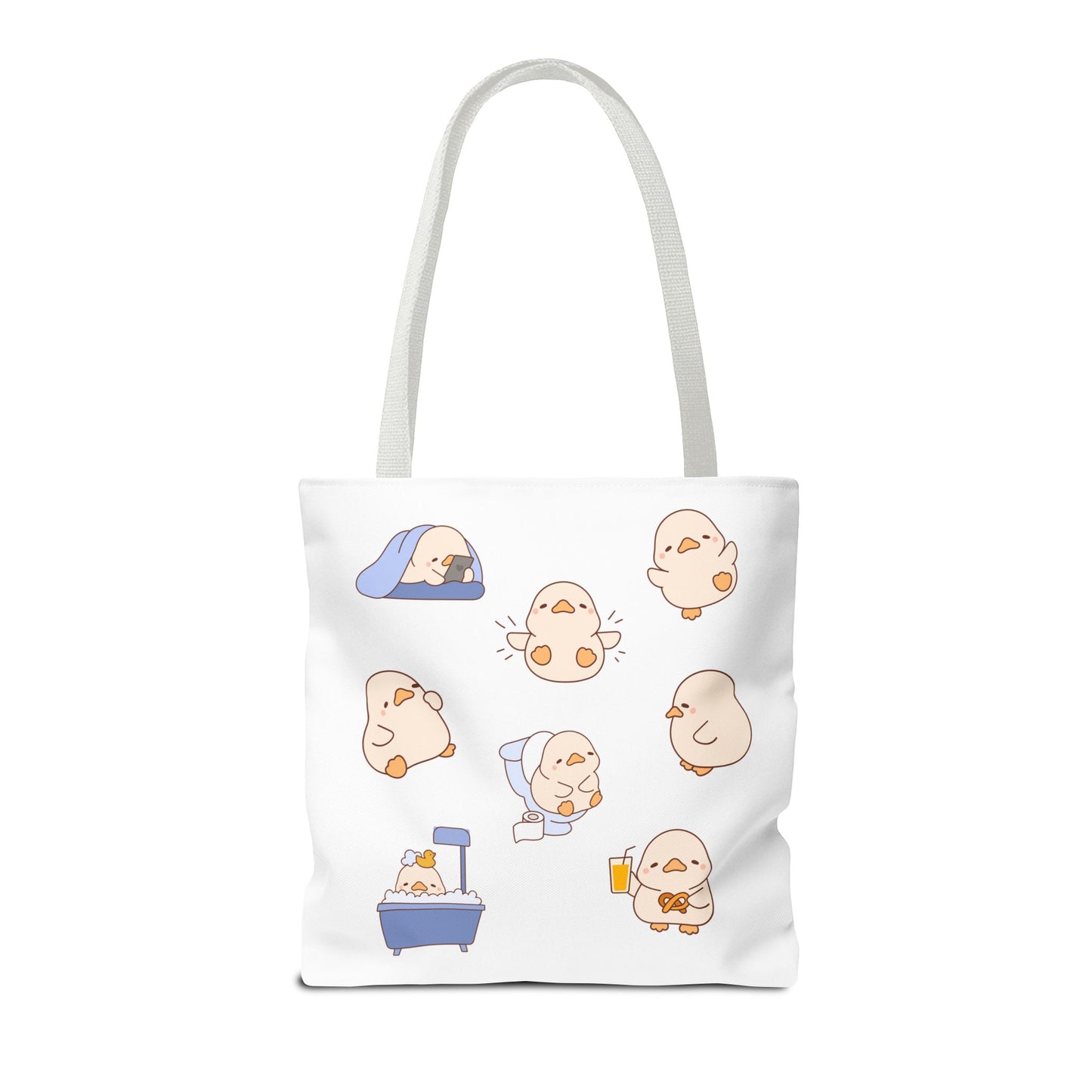 Cute Cartoon Chick Tote Bag – Eco-Friendly Animal Lover Gift