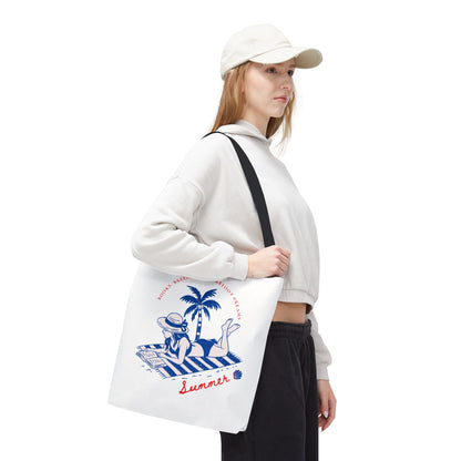 Summer Vibes Tote Bag – Eco-Friendly Vacation & Travel Essential
