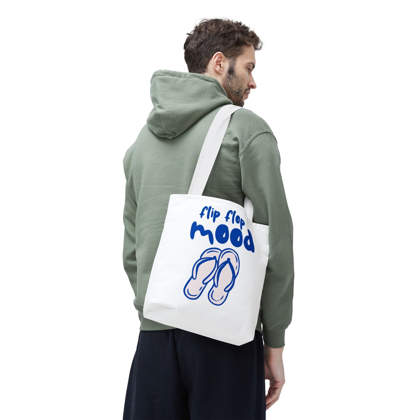 Fun Flip Flop Mood Tote Bag – Beach Days & Summer Vacation Gift
