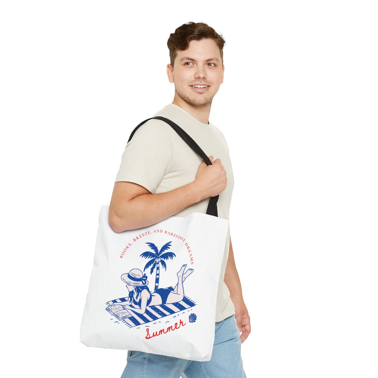 Summer Vibes Tote Bag – Eco-Friendly Vacation & Travel Essential