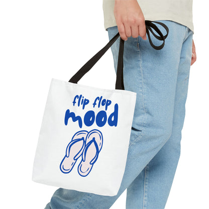 Fun Flip Flop Mood Tote Bag – Beach Days & Summer Vacation Gift