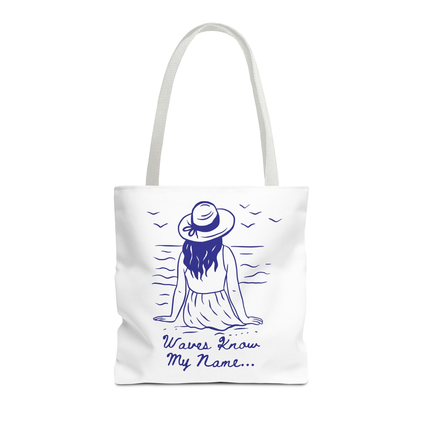 Beach Vibes Tote Bag – Summer Travel, Grocery & Gift Bag