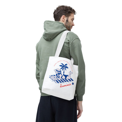 Summer Vibes Tote Bag – Eco-Friendly Vacation & Travel Essential