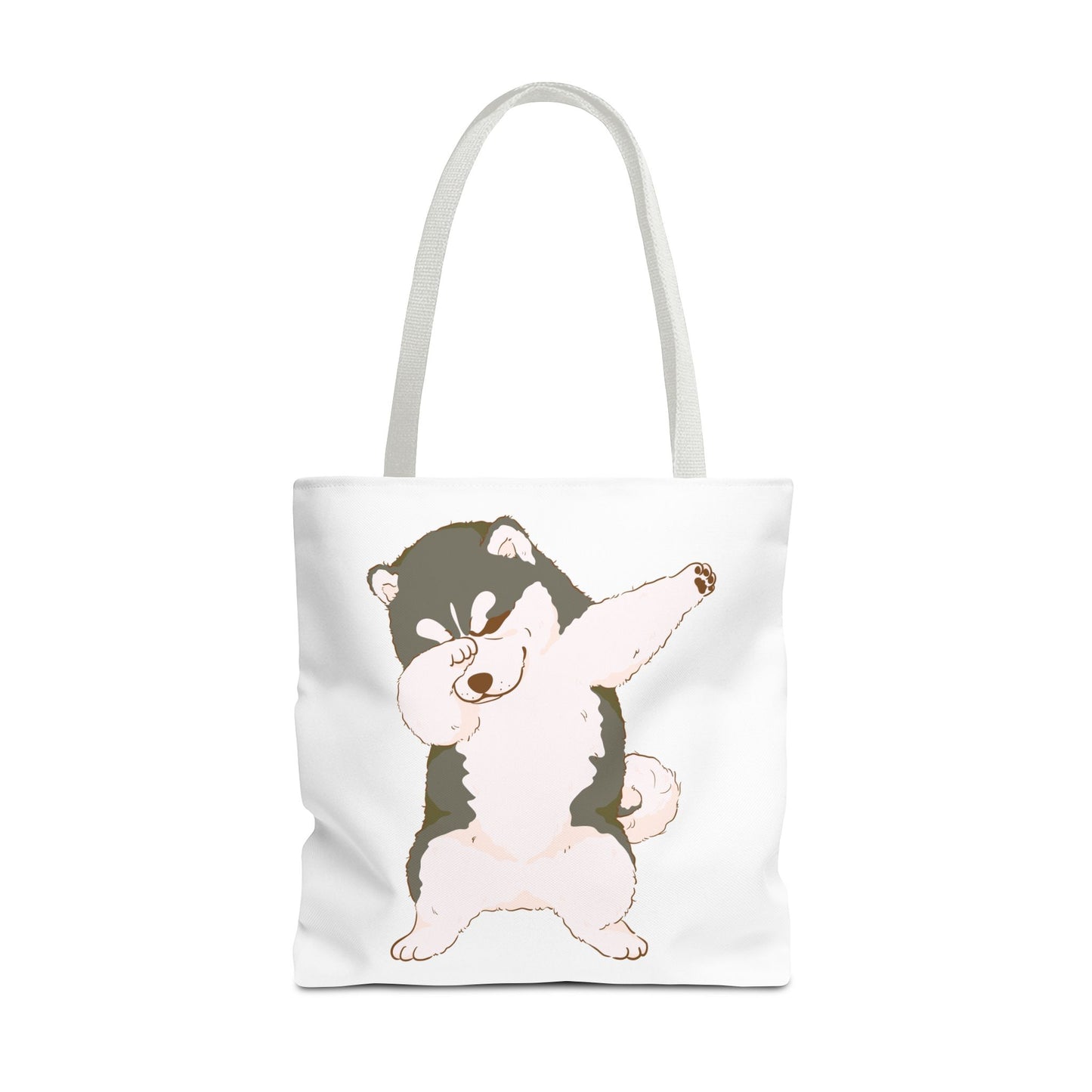 Cute Dog Tote Bag – Pet Lover Gift, Animal Print Canvas Shopping Bag, Eco-Friendly Carryall for Dog Owners & Everyday Use