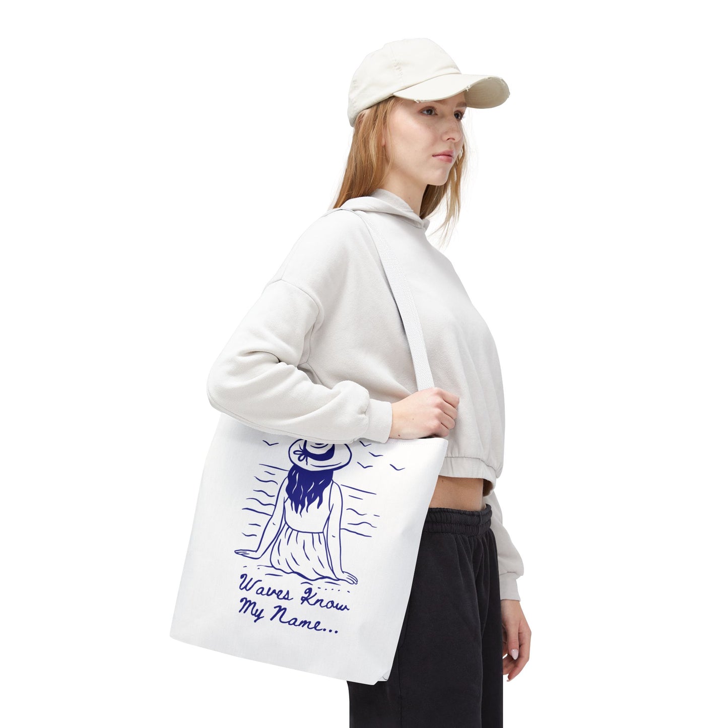 Beach Vibes Tote Bag – Summer Travel, Grocery & Gift Bag
