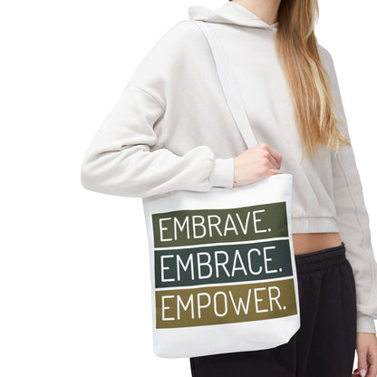 Empowerment Tote Bag – Inspirational & Eco-Friendly Shopping Bag, Stylish Gift for Her