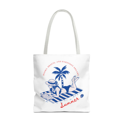 Summer Vibes Tote Bag – Eco-Friendly Vacation & Travel Essential
