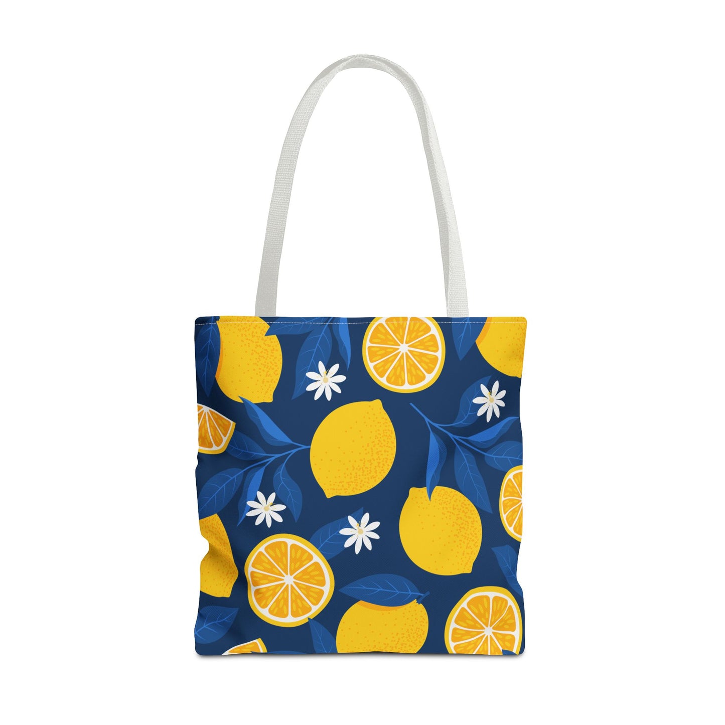 Lemon-Pattern Tote Bag – Eco-Friendly Summer Shopping Bag, Beach & Market Tote, Gift for Her