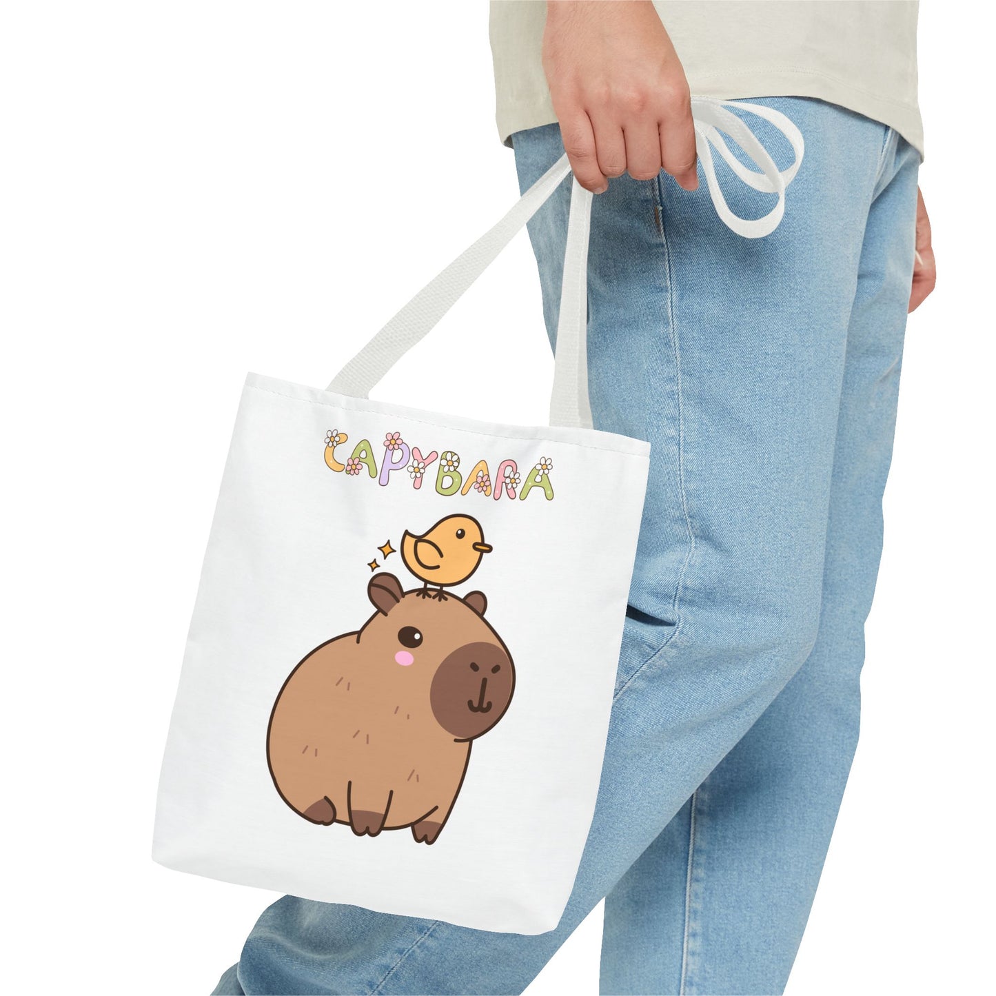 Cute Capybara Tote Bag – Eco-Friendly Gift for Animal Lovers