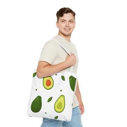 Avocado Pattern Tote Bag – Eco-Friendly Reusable Shopper
