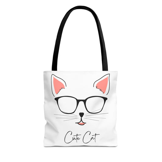 Cute Cat Tote Bag – Eco-Friendly Gift for Cat Lovers