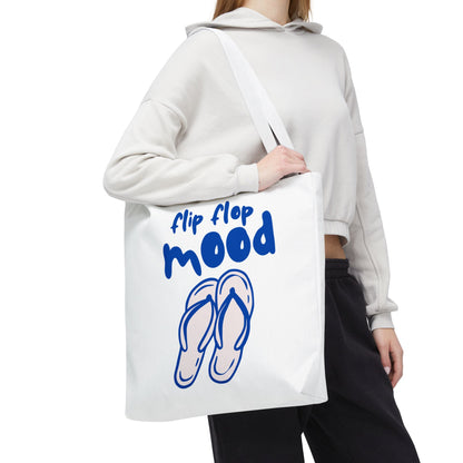 Fun Flip Flop Mood Tote Bag – Beach Days & Summer Vacation Gift