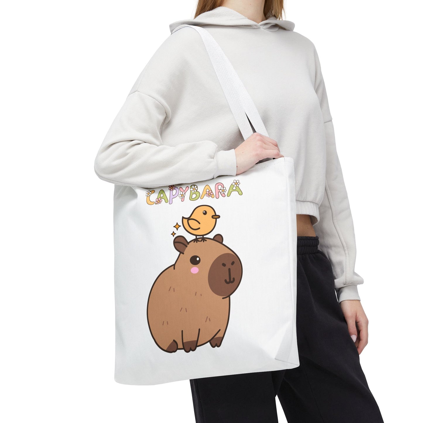 Cute Capybara Tote Bag – Eco-Friendly Gift for Animal Lovers