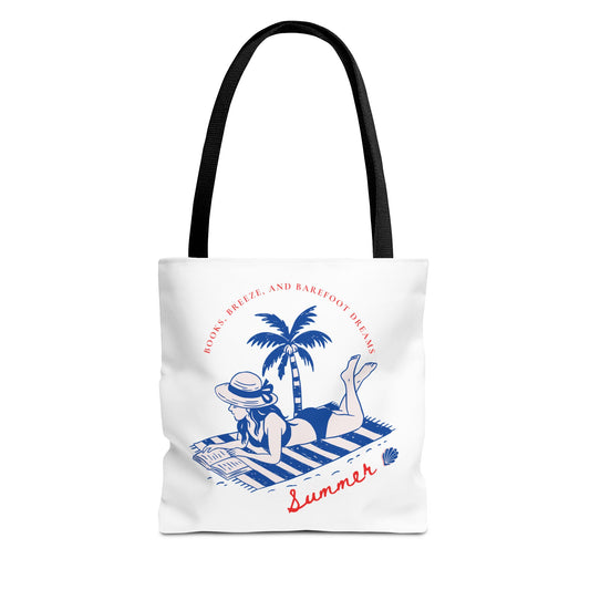 Summer Vibes Tote Bag – Eco-Friendly Vacation & Travel Essential
