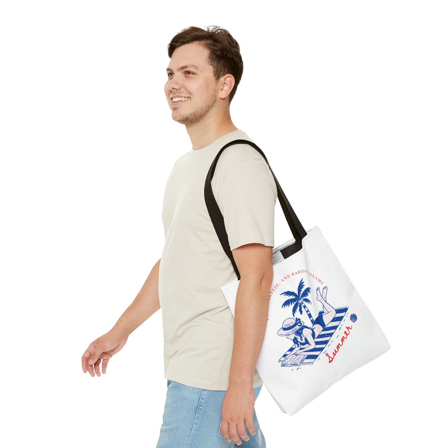 Summer Vibes Tote Bag – Eco-Friendly Vacation & Travel Essential