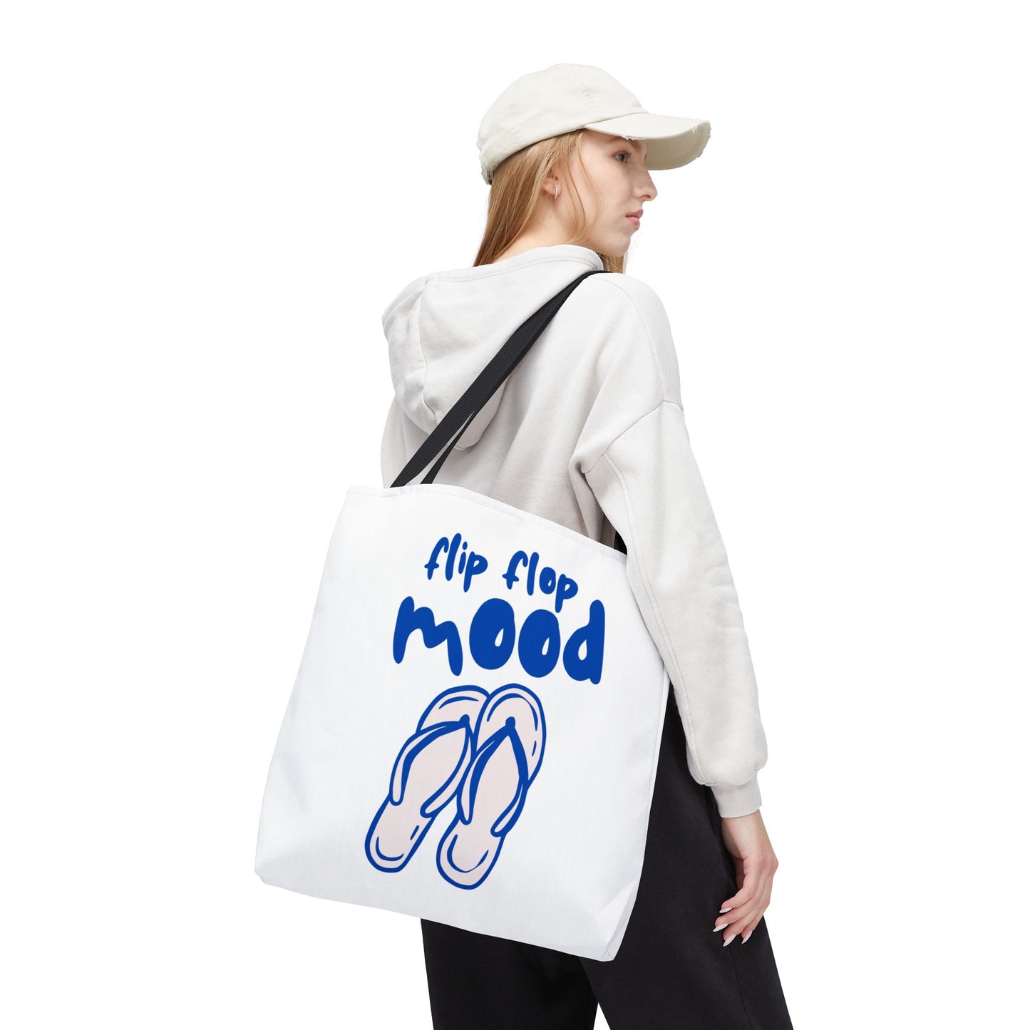 Fun Flip Flop Mood Tote Bag – Beach Days & Summer Vacation Gift
